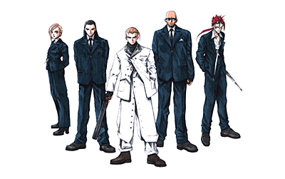 The Turks, do RPG FINAL FANTASY VII - Sony Playstation